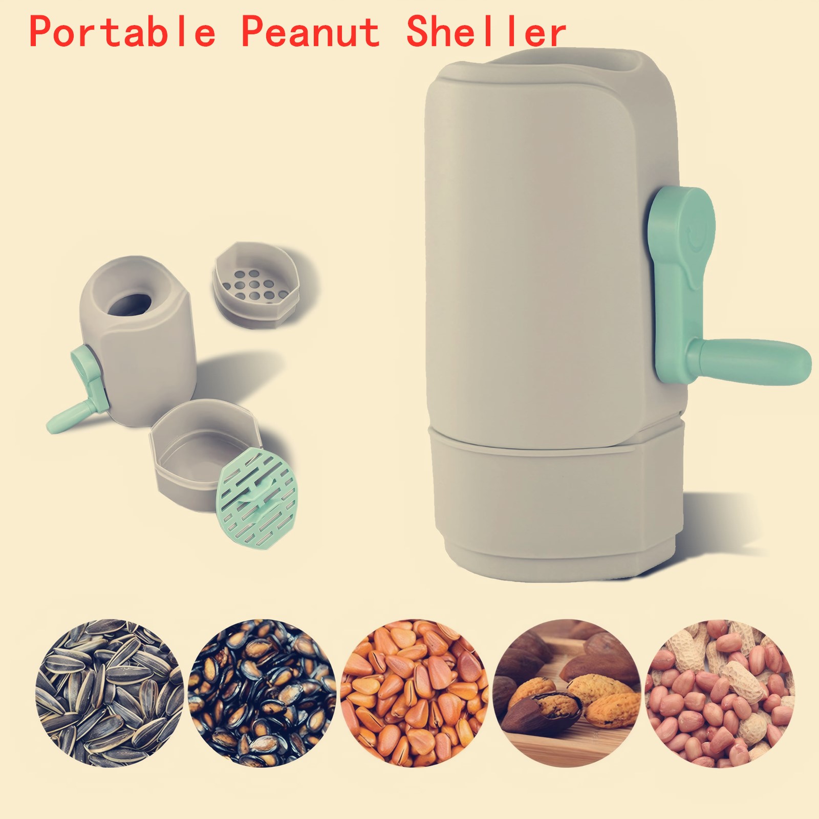 Décortiqueur Automatique Pour Cacahuètes Et Pistaches – En ABS, Base Antidérapante, Filtration Double Couche