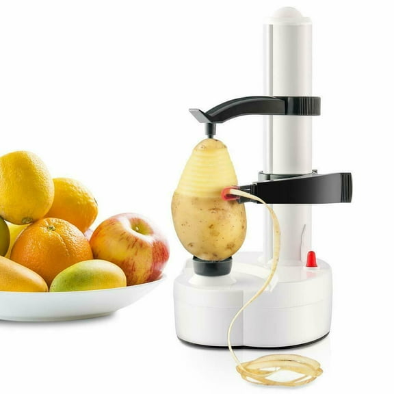 Automatic Peeler, Electric Peeling Machine for Potato Fruit Apple Orange 3-Blade