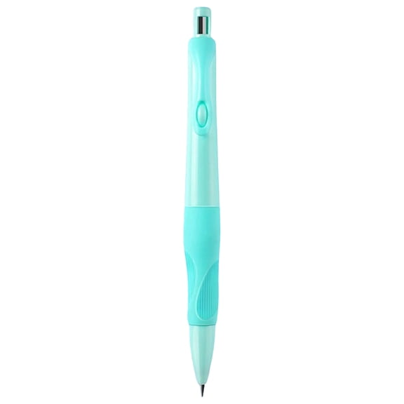 Automatic Pencil With Sharpener Design,2.0 mm Mechanical Pencils with Comfort Grip for Writing,HB Lead Refillable Pencil,No Sharpening Required,Perfect for Drawing and Sketching,5.3x0.55 inch(Green)