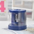 thumbnail image 1 of Automatic Pencil Sharpener USB Rechargeable Electric Pencil Sharpener 3.35x2.95in Portable Sharpener With Spare Blades(Dark Blue), 1 of 6