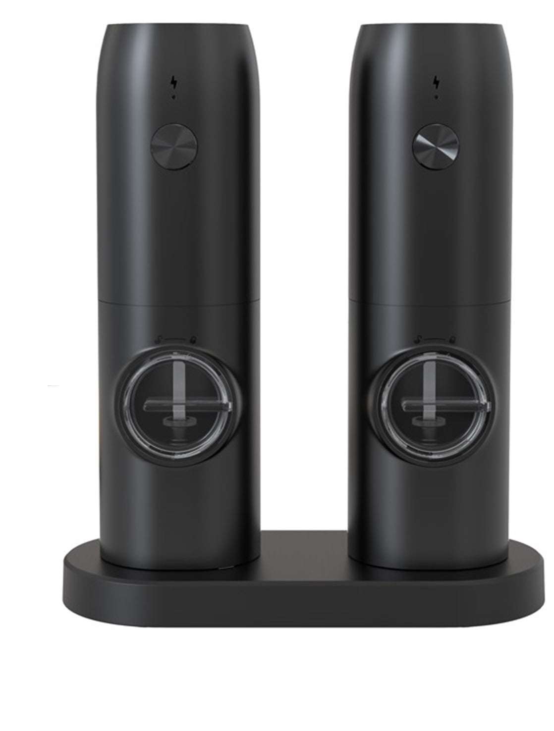 Automatic Pepper Grinder Salt And Pepper Grinder USB Rechargeable Adjustable Coarseness Spice Mill With LED Light Kitchen Tool