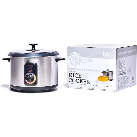 Automatic Persian Rice Cooker - Tahdig Rice Maker Perfect Rice Crust, 15 Cup
