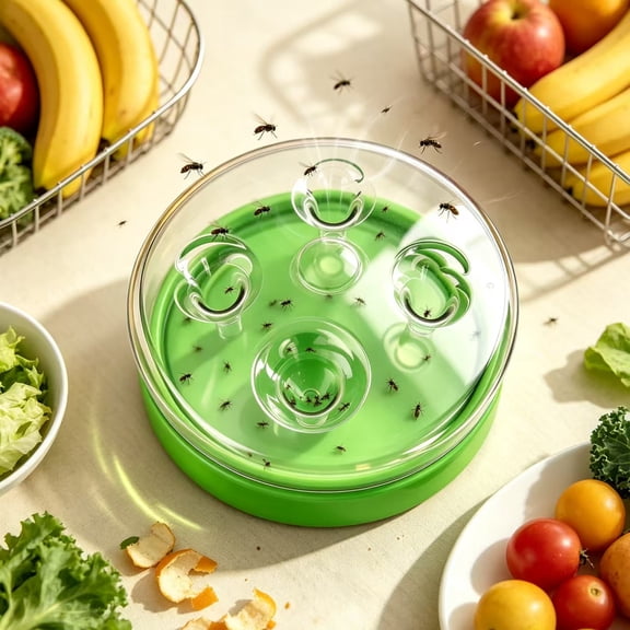 Automatic Pest Catcher Device, Effective Fly Trap for Home Kitchen, Garden, Patio and Hotel IndoorOutdoor Application
