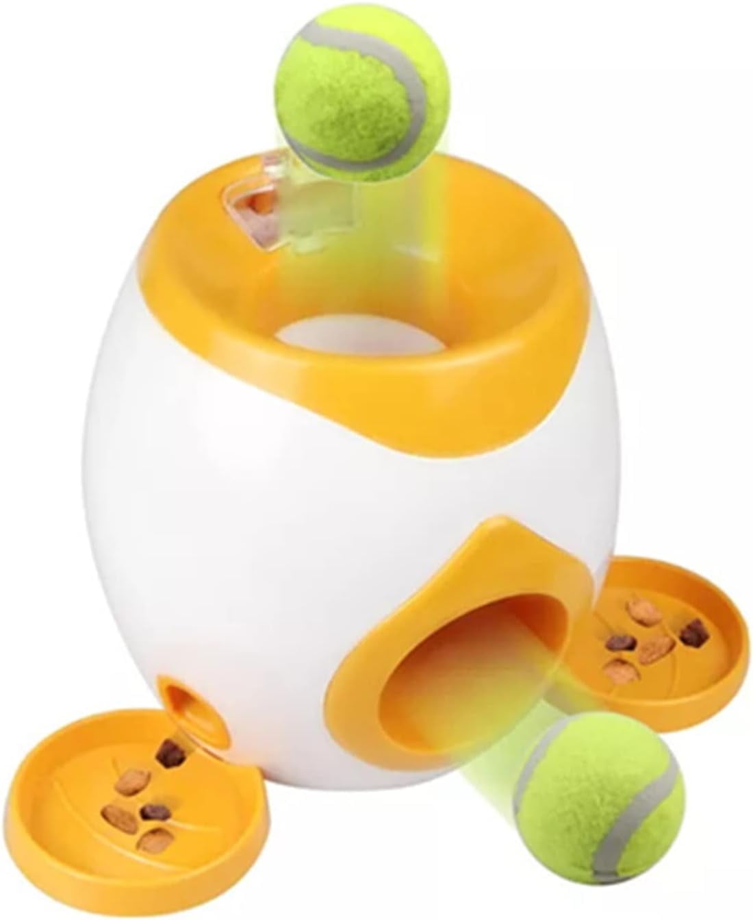 Automatic Pet Ball Launcher Toy Dog Interactive Treat Toy Dog Tennis ...