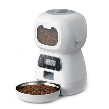 View of Geeni PetConnect Automatic Dog or Cat Pet Feeder, 4L - Walmart.com