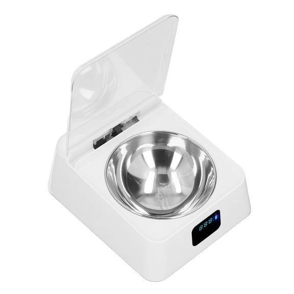 Automatic Pet Feeder Bowl Infrared Sensor Auto Open Cover Intelligent Feeder Anti Mouse Moisture Proof Dog Cat Food Dispenser 350ml