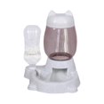 thumbnail image 1 of Automatic Pet Feeder Cat Dog Food Dispenser&Water Fountain Drinker Bowl Dish, 1 of 5
