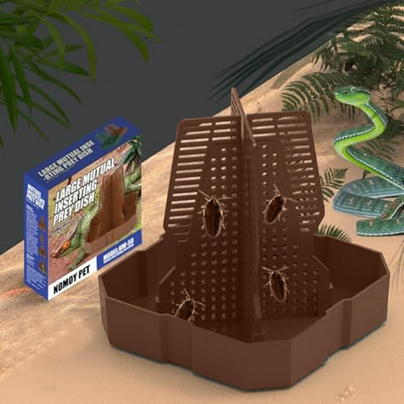 Automatic Feeders Crawling Pet Escape Feeding Ciliary Horn Guard Dubia Live Self Feeding Device