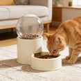 thumbnail image 1 of Automatic Pet Feeder with Storage, Programmable Timer Dry Food Dispenser 9.06x8.27x4.72in, Smart Portion Control Feeder for Cats and Small Dogs, BPA-Free Plastic Bowl with Airtight Food Container, 1 of 5
