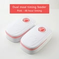 thumbnail image 1 of Automatic Pet Feeder with Timer for Cats & Dogs | 48-Hour Programmable Food Dispenser for Dry or Wet Food | Double Bowl Feeder with Portion Control & Ice Pack Compartment for Fresh Meals, 1 of 3