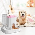 thumbnail image 1 of Automatic Pet Feeder and Water Dispenser, Double Bowl Design with Continuous Flow, Non-Slip Base for Cats and Dogs, 1 of 9