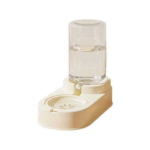 Automatic Pet Feeder and Water Dispenser Gravity Food Container Non Electric Anti Tip Design Large Capacity for Cats and Dogs