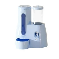 Automatic Pet Feeder and Water Dispenser with Food Storage Tank and Drinking Fountain for Cats and Dogs Home Use