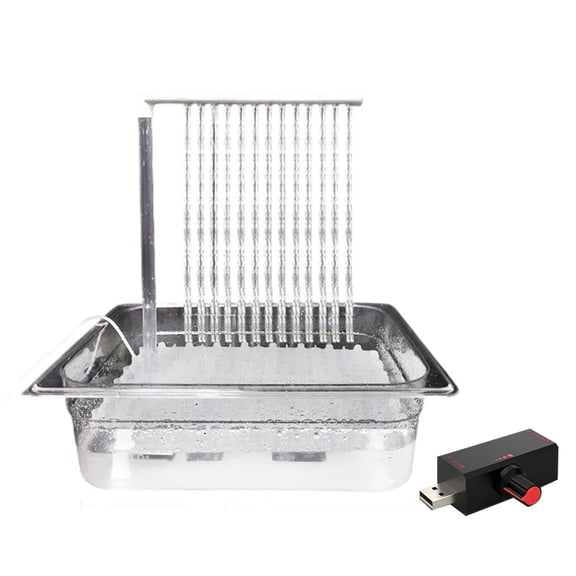 Automatic Pet Fountain Water Circulating Bird Bath Tub, Shower Box with Adjustable Water Flowing