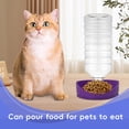 thumbnail image 1 of Automatic Pet Water Bowl,Gravity Fed Water Dispenser for Small Dogs and Cats,1 Gallon Capacity, No Spill Design,Self Refilling, BPA Free, Easy Clean，A, 1 of 6