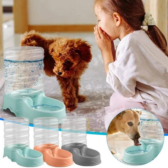 Automatic Pet Water Dispenser under $5! Yannianjz Automatic Pet Water Dispenser with Large Capacity, Gravity Flow Dog Cat Waterer for Home, No Spill Drinking Fountain for Small Medium Pets