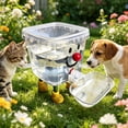 thumbnail image 1 of Automatic Pet Water Dispenser 5L Capacity, Gravity Fed Drinking Station For Dogs Cats, Large Water Tank Pet Fountain Alternative For Home Indoor Use, 1 of 5