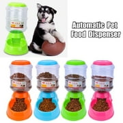 Automatic Pet Water Food Dispenser 3.8L Large Capacity Self-Dispensing Gravity Pet Feeder Waterer Cat Dog Feeding Bowl Drinking Water/Automatic Feeding Automatic Feed Dispenser Pet Feeder Dog Bowl