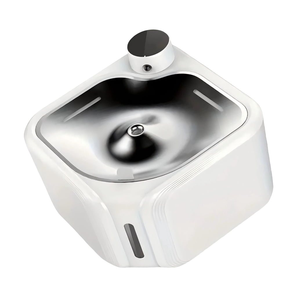 Automatic Pet Water Fountain 2.8L Smart Sensing Stainless Steel & Anti-Slip Base for Dogs/Cats Home Use