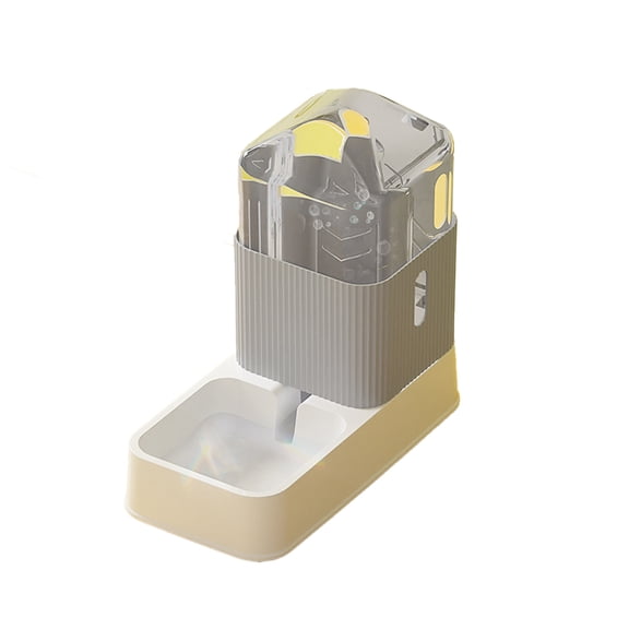 Automatic Pet Waterer,Gravity Stainless Steel Water Dispenser,Large Capacity Water Feeder for Cats and Small and Medium-Sized Dogs