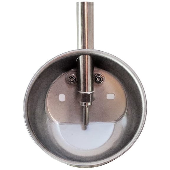Automatic Pig Waterer System Stainless Steel,Automatic Waterer Water Bowl for Pig Hog Farm Animal Drinking Water Trough (Extra Large)
