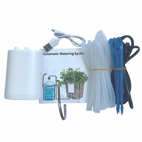 Automatic Plant Waterer, Plant Watering Device, Indoor Self Watering System for Potted Plants, Auto Drip Irrigation Kit Water Timer with Smart Humidity Detection - Type B