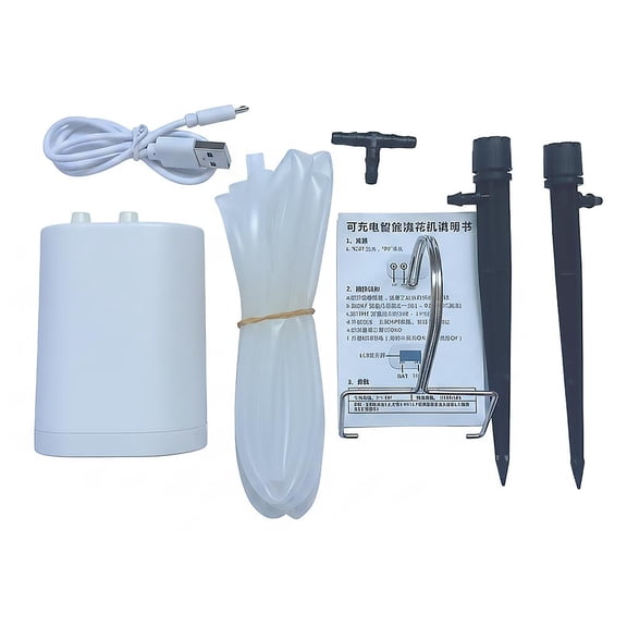Automatic Plant Waterer, Plant Watering Device, Indoor Self Watering System for Potted Plants, Auto Drip Irrigation Kit Water Timer with Smart Humidity Detection - Type A