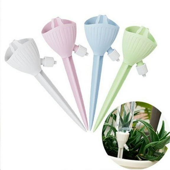 Automatic Plant Waterer, Self Watering Spikes, Self Watering Pots for Indoor Plants, Flower Self Watering Devices Plant Stakes, Adjustable Automatic Plant Watering Devices