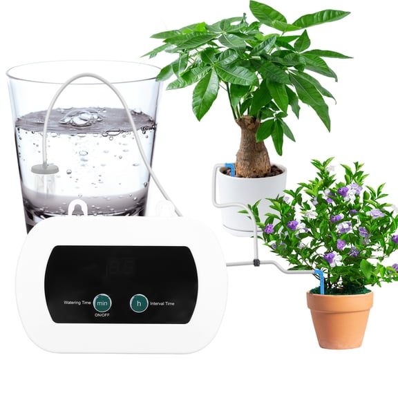 Automatic Plant Waterer Smart Timer Self Watering System Irrigation Kit for Indoor Garden Use