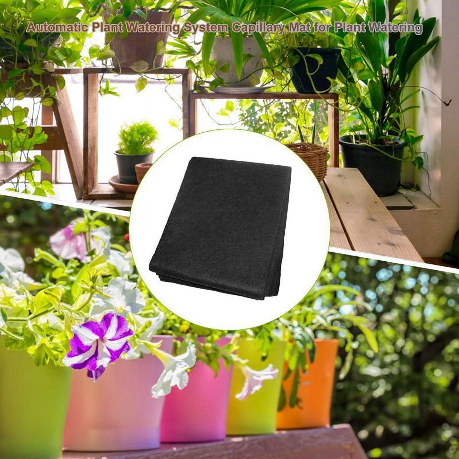 Watering Mat Automatic Plant Watering Mat, 1.2X1M Capillary Gasket Absorbent Mat ...