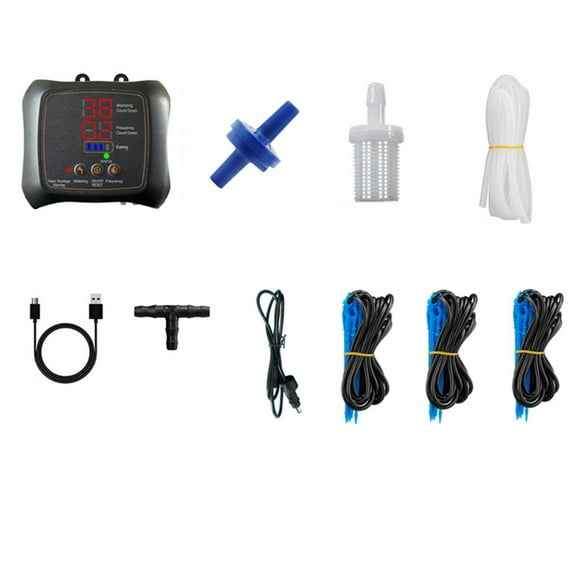 Automatic Plant Watering System Smart Timer Drip Irrigation Kit, Self-Watering Device for Potted Plants Indoor Outdoor, Lazy Gardener Sprinkler with Water Control Function