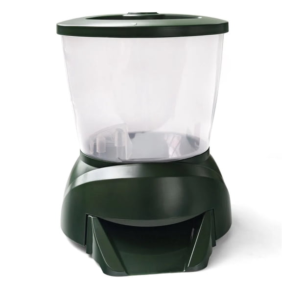 Automatic Pond Fish Feeder Fish Food Dispenser Digital Aquarium Timer Feeder With LCD ,Easy to Operate