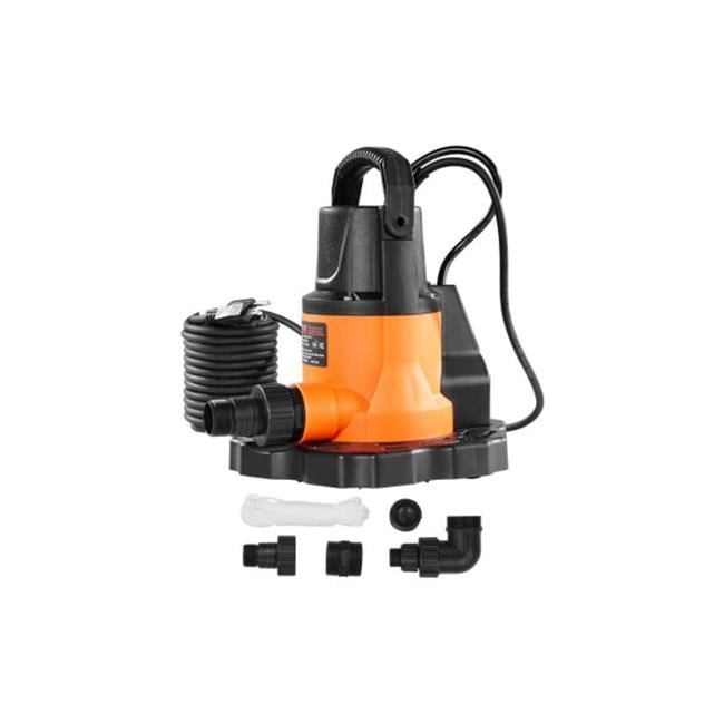 Vevor ZDYCGBZDX14H8GIV3V1 25 ft. 0.66 HP 3200 GPH Cord Submersible Swimming Automatic Pool Cover Pump