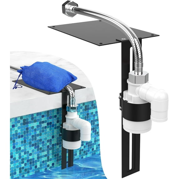 Automatic Pool Filler, Swimming Pool Water Leveler Auto Fill, Pond Water Leveler Control Sentry, Never Over Fills The Pool, Fit for Pool, Pond C2