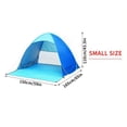 thumbnail image 1 of Automatic Pop Up Instant Portable Outdoors Quick Cabana Beach Tent Sun Shelter Suitable for Family Travel Of 1-4 People, 1 of 9