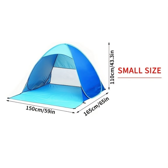 Automatic Pop Up Instant Portable Outdoors Quick Cabana Beach Tent Sun Shelter Suitable for Family Travel Of 1-4 People