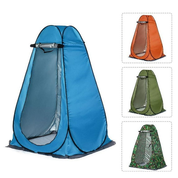 Automatic Pop Up Shower Tent Outdoor Camping Privacy Shower Tent Changing Room Outhouse Great for Camping (Blue)