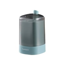 Automatic Pop-Up Toothpick Dispenser, One-Touch Hygienic Holder for 100 Picks, Countertop Party Accessory for Home Bar Restaurant, Pp Portable Case, 1X Toothpick Box