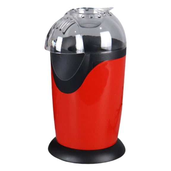 Automatic Popcorn Maker Machine, Oimcto Hot Air Popper for DIY Homemade Popcorn, Oil-Free Healthy Snack Maker for Movie Nights & Parties, One-Button Operation, Easy Clean, Us Plug