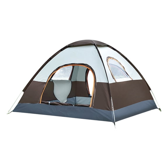 Automatic Pops-Up Camping Tent for 3-4 Person Portable Instants Waterproof Tent with Storage Bag Lightweight Backpacking Tent for Outdoor Hiking Beach Picnic