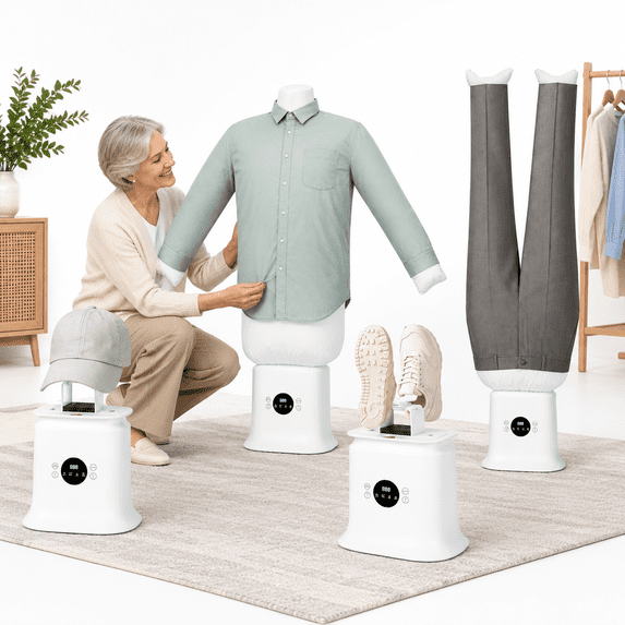 Automatic Portable Clothes Ironing Machine, Hands-Free Wrinkle Remover ...