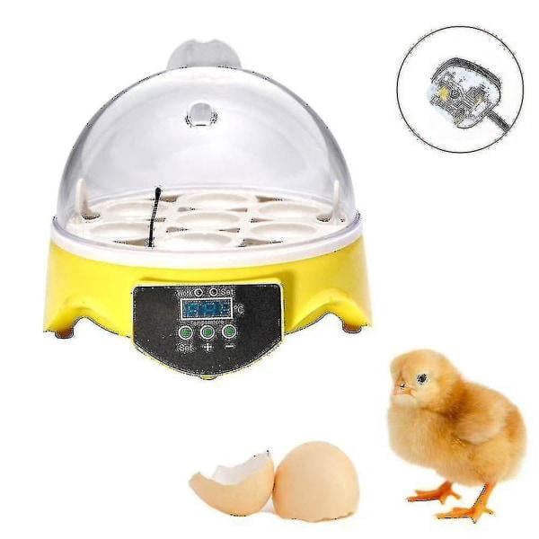 Automatic Poultry 7 Pcs Egg Incubator Temperature Control Poultry Bird