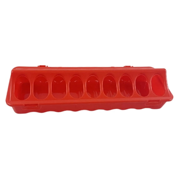 Automatic Poultry Feeder Trough For Chicks Quail And Small Birds Adjustable Feed Dispenser System