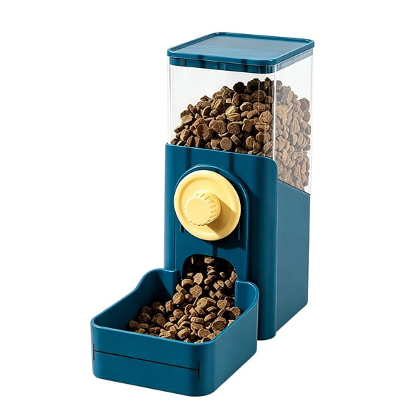 Automatic Programmable Pet Feeder Timed Portion Control Anti Overeating Smart Food Dispenser for Cats Dogs Rabbits Busy Pet Household Owners
