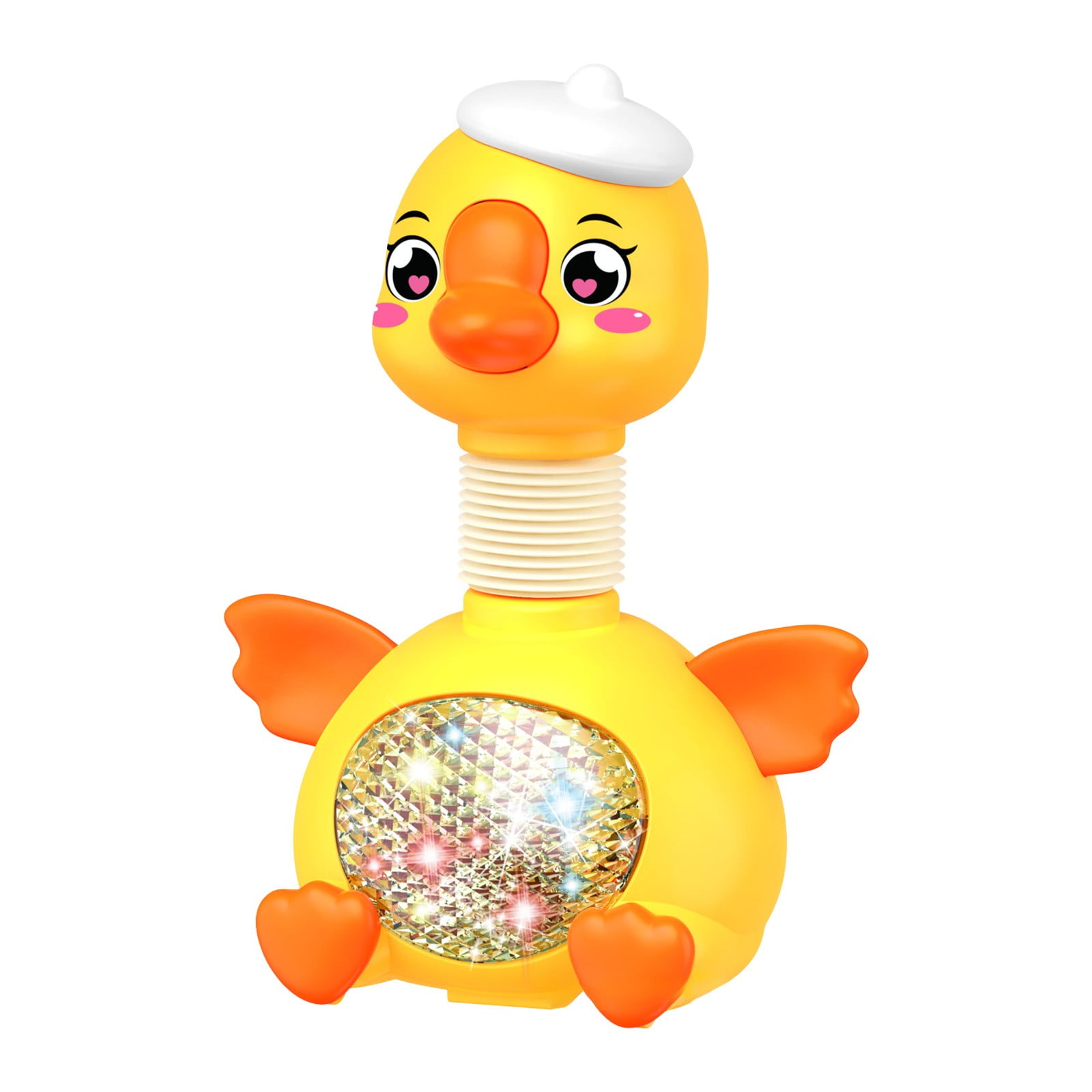 Automatic Pull String Penguin Toy With Lights And Music That Slides And ...