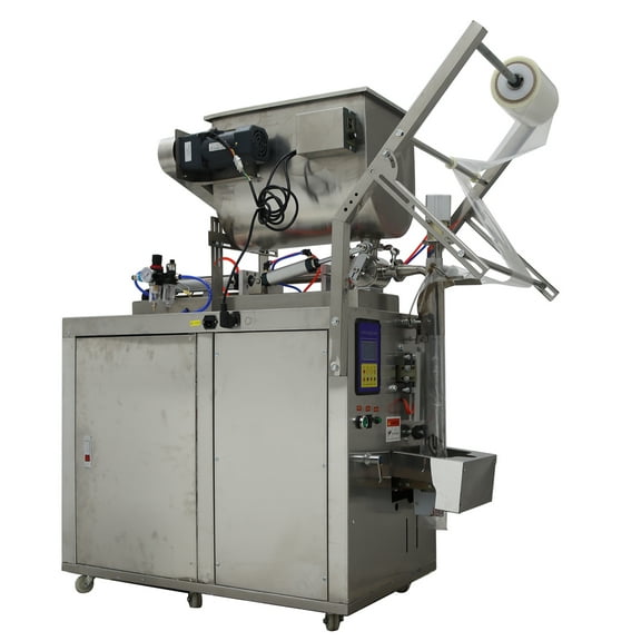 Automatic Quantitative Filling Packaging Sealing Machine Paste Liquid Filler for Vinegar Salsa Sauce Stainless Steel 3 Sides Sealing 3" Width
