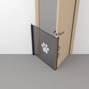 Automatic Rebound Door Barrier Cloth Pet Gate,Door Gate, Pet Gate, Dog Door Gate,Small
