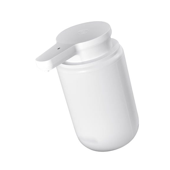 Automatic Rechargeable Touchless Soap Dispenser, 10 Ounce, 2 Adjustable Levels, Indicator, for Bathroom Kitchen, White