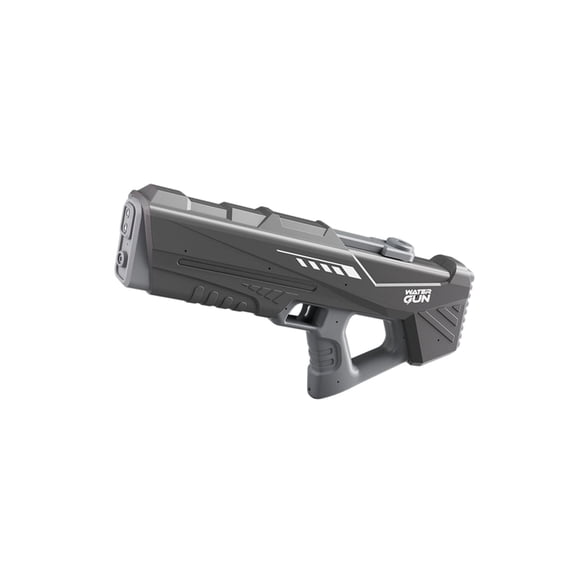 Automatic Rechargeable Water Toy Gun, High-Speed Continuous Fire Water Blaster with Auto Water Absorption, Safe Waterproof Material for Summer Pool Beach Water Fight Party Use,Gray