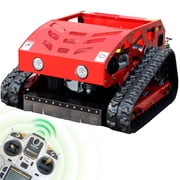 Automatic Remote Control Lawn Mower, 55 cm/ 21.6 inch Mowing Width RC Mower 45  Climbing Crawler Mower with EPA Loncin Engine, Wireless Grass Cutting Machine for Yard, Garden, Orchard, Grassland